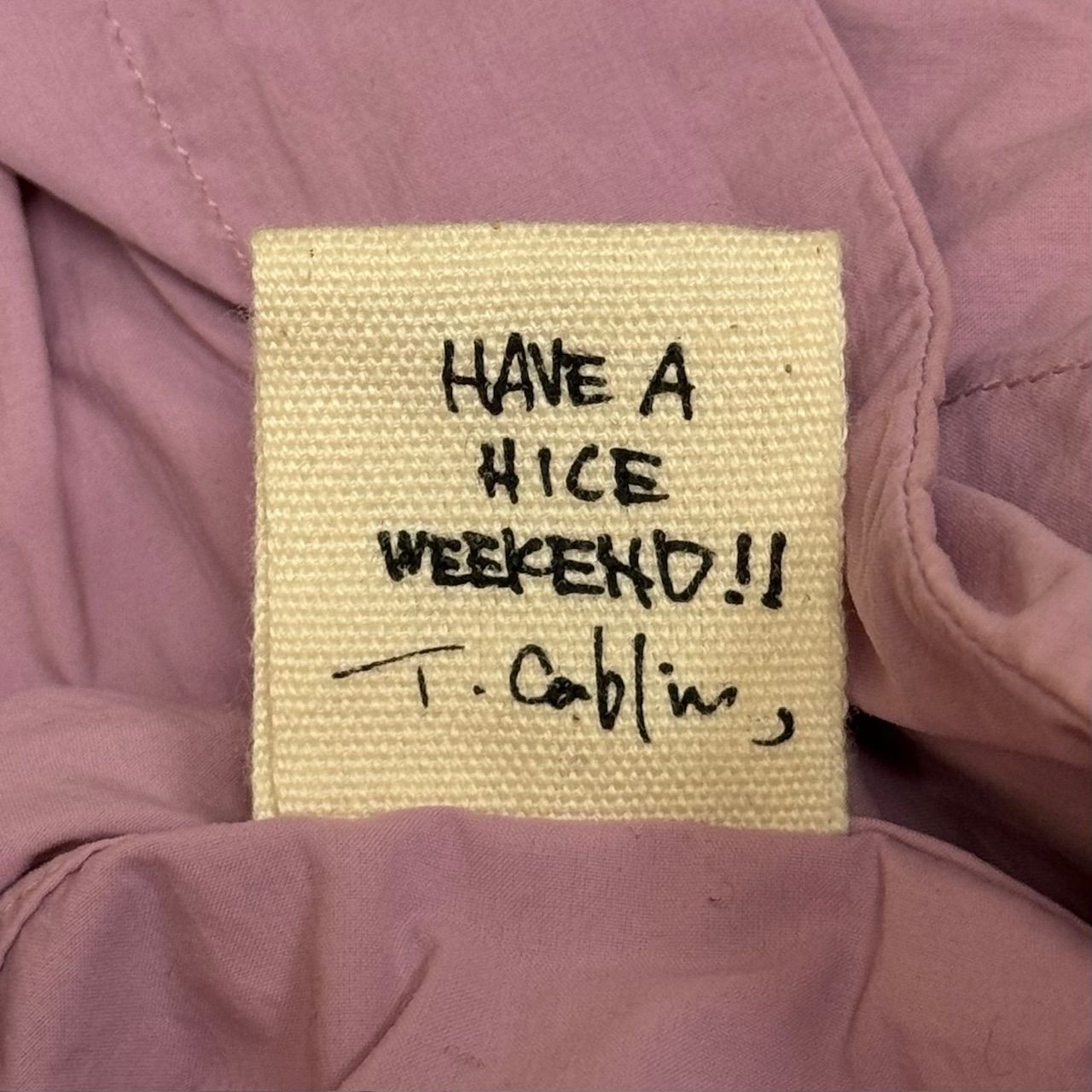 T.Cablin CREW HOOD NYLON パッカブルプルオーバーパーカー