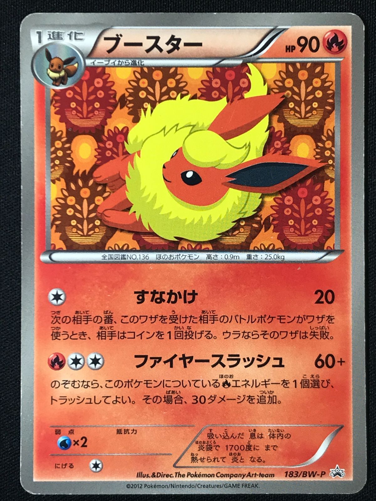 ポケモンカードゲーム ポケカ ブースター 183/BW-P PR 「コレクション