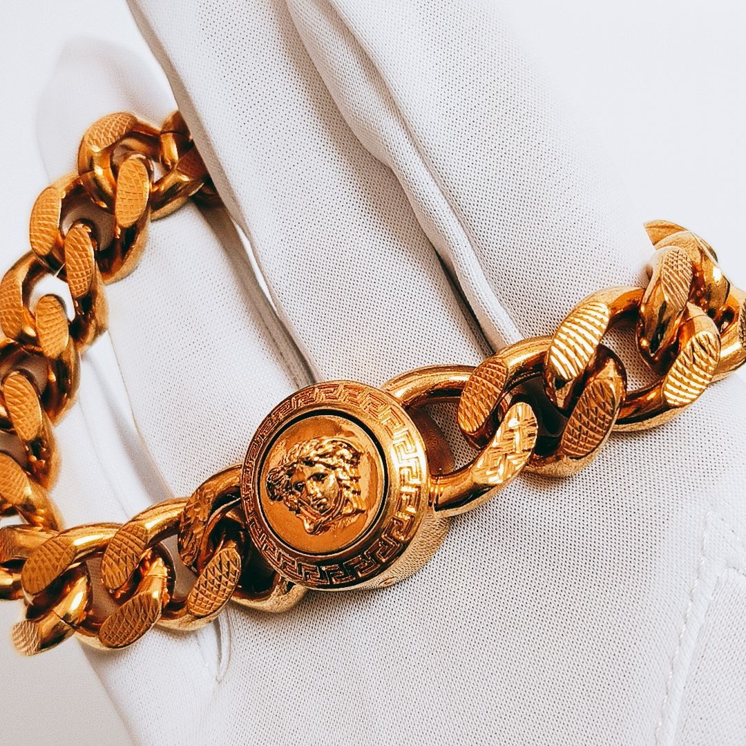 新品未使用】VERSACE メドゥーサ チェーン ブレスレット DG06996