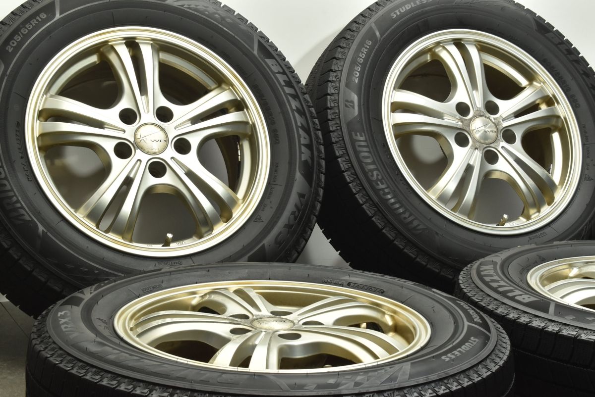 2024年製 バリ溝】WB 16in 6.5J +38 PCD114.3 ブリヂストン ブリザック