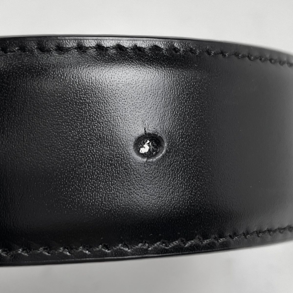 グッチ GUCCI シェリーライン ベルト GGロゴ ファブリック レザー ブラック グリーン メンズ