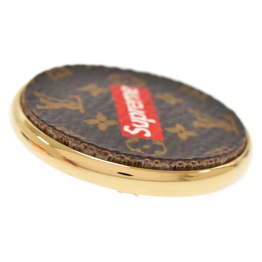 SUPREME (シュプリーム) ×LOUIS VUITTON City Badge Set Of Broochies モノグラム バッジ ブローチ  ブラウン/レッド MP2076/RM0157 - メルカリ