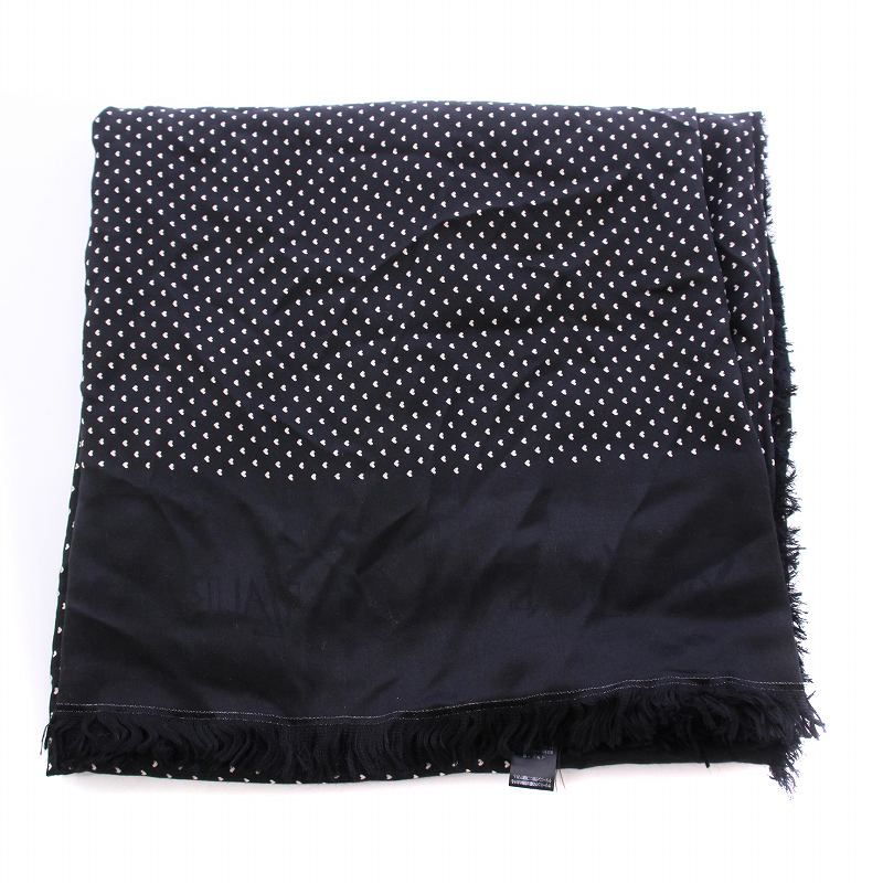 SAINT LAURENT PARIS ストール 赤x黒(星柄) 2137125M0080 foulards YSL スカーフ ストール 7点セット まとめ売り 総柄