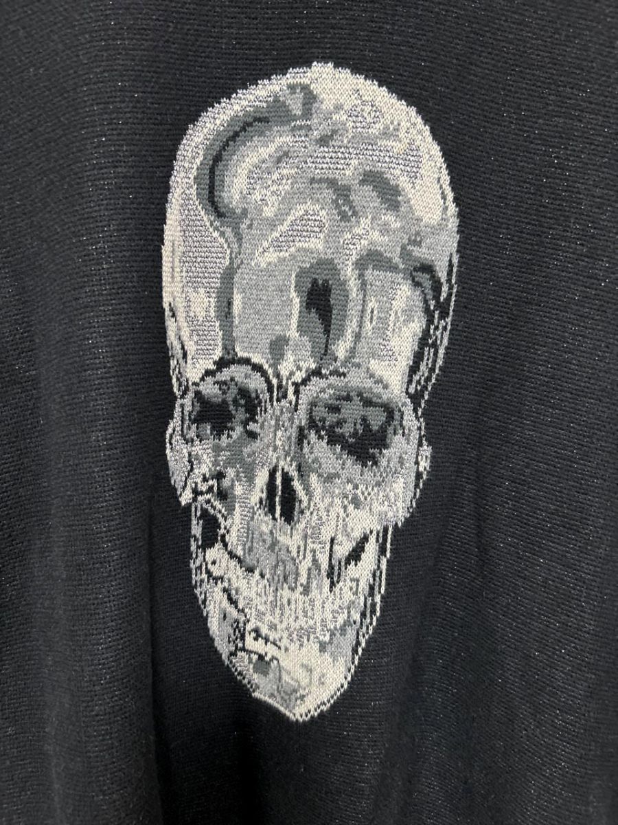 KANATA スカルデザイン ニットセーター 黒 KANATA スカルデザイン ニットセーター 黒 org.jpg