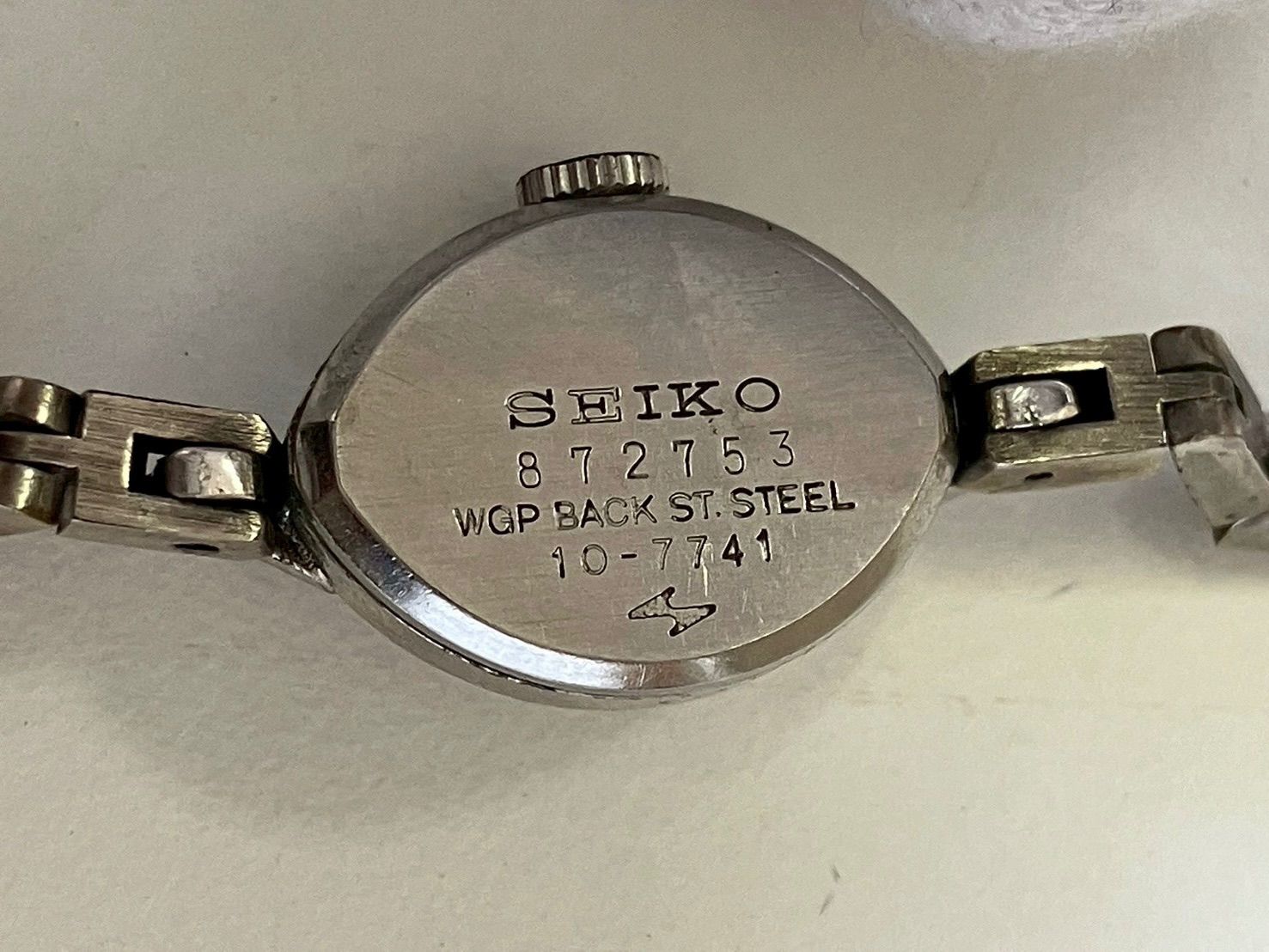 中古品】 SEIKOセイコー SOLARソーラー 17JEWELS 腕時計 10-7741 手