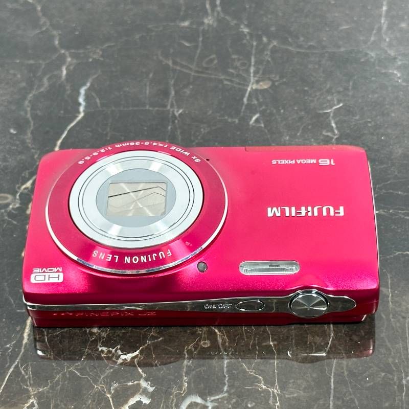 超美品】FUJIFILM 富士フィルム FinePix 節約 JZ250 レッド デジタルカメラ
