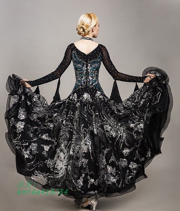 社交ダンス衣装 kni4a419784