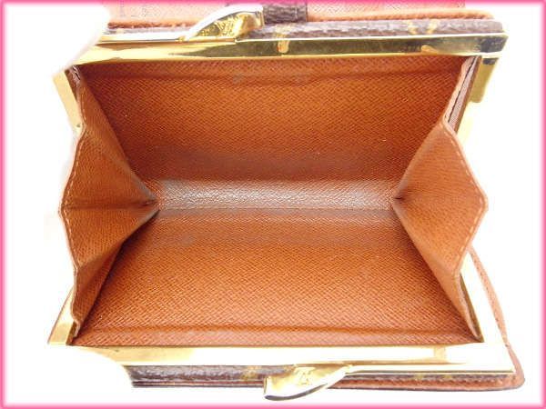 ルイヴィトン がま口財布 二つ折り ポルトモネ ビエヴィエノワ