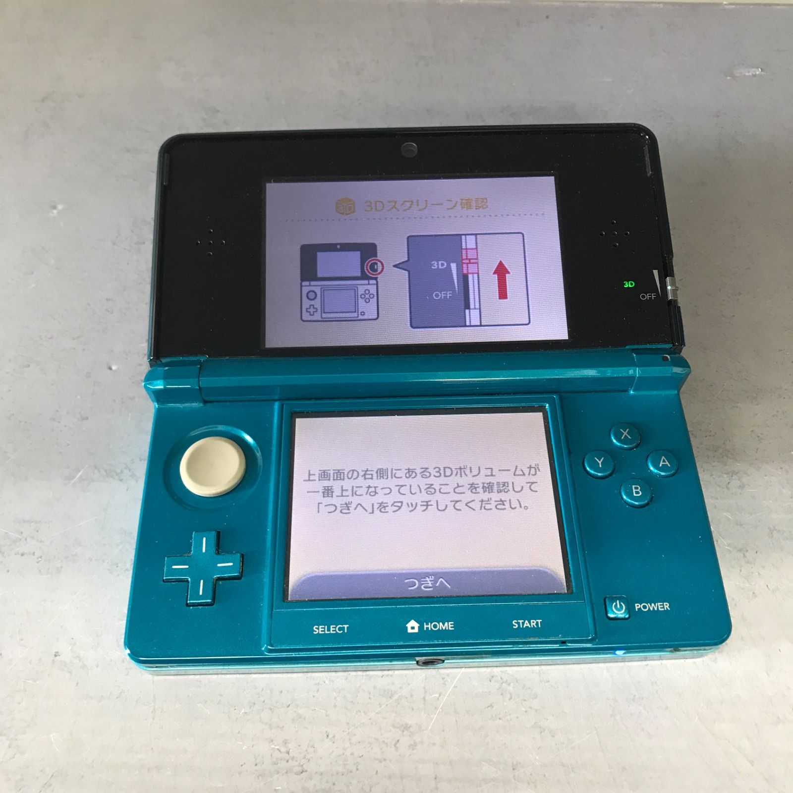 ジャンク品〉Nintendo ニンテンドー3DS 本体 アクアブルー - メルカリ