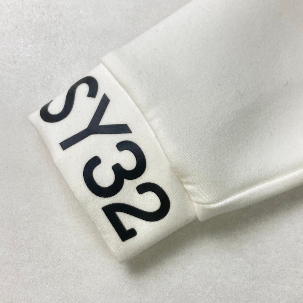 サイズ：M SY32 BY SWEET YEARS GOLF エスワイサーティトゥ SYG-24SABS19 ハーフジップスウェット  ホワイト系 [240101419602] ゴルフウェア メンズ ストスト 新品】SY32 BY SWEET YEARS GOLF エスワイサーティトゥ SYG