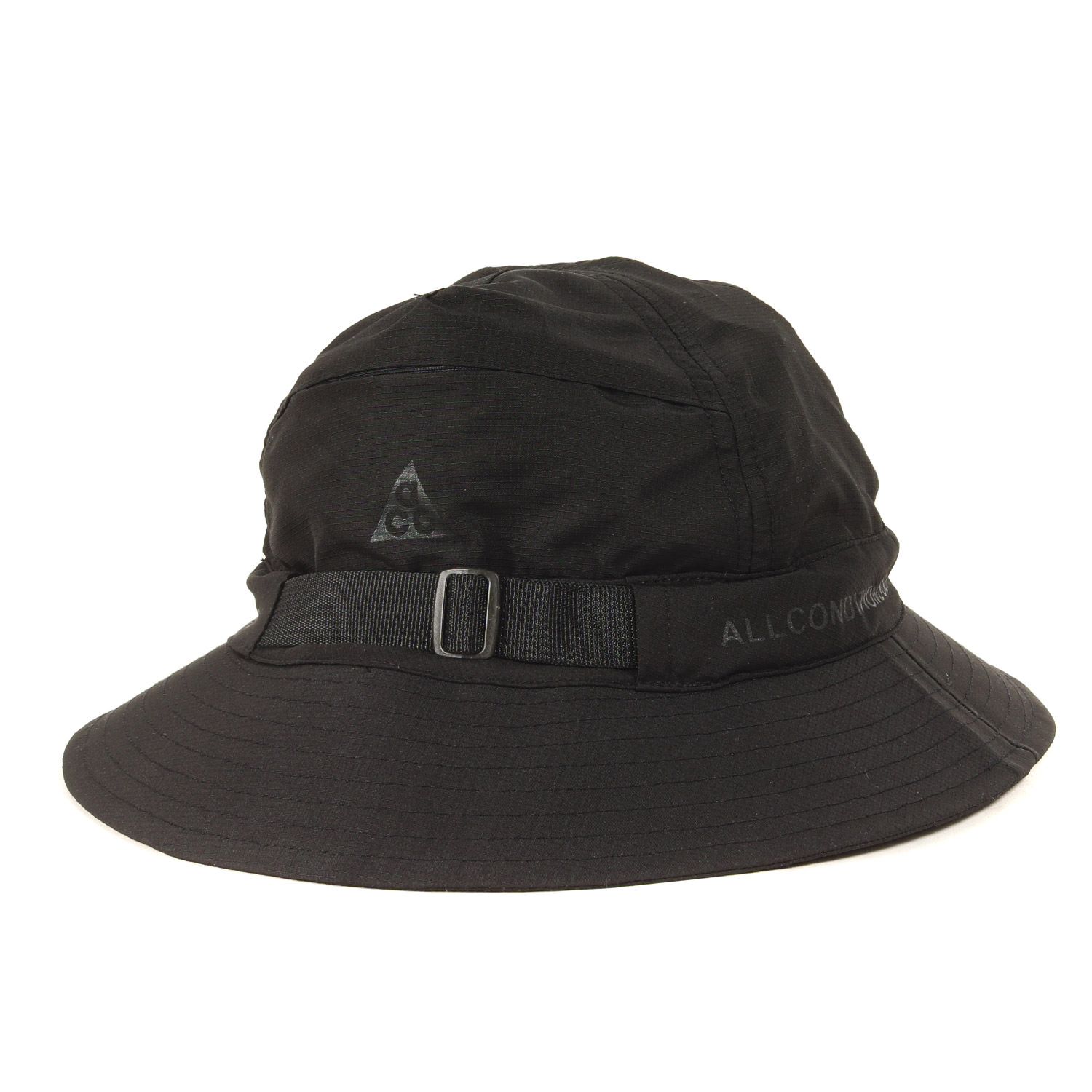 NIKE ナイキ ハット サイズ ONE SIZE | NikeLab ACG acronym リップストップナイロン バケットハット Bucket Hat | ブラック 黒 | ブランド 帽子 メンズ