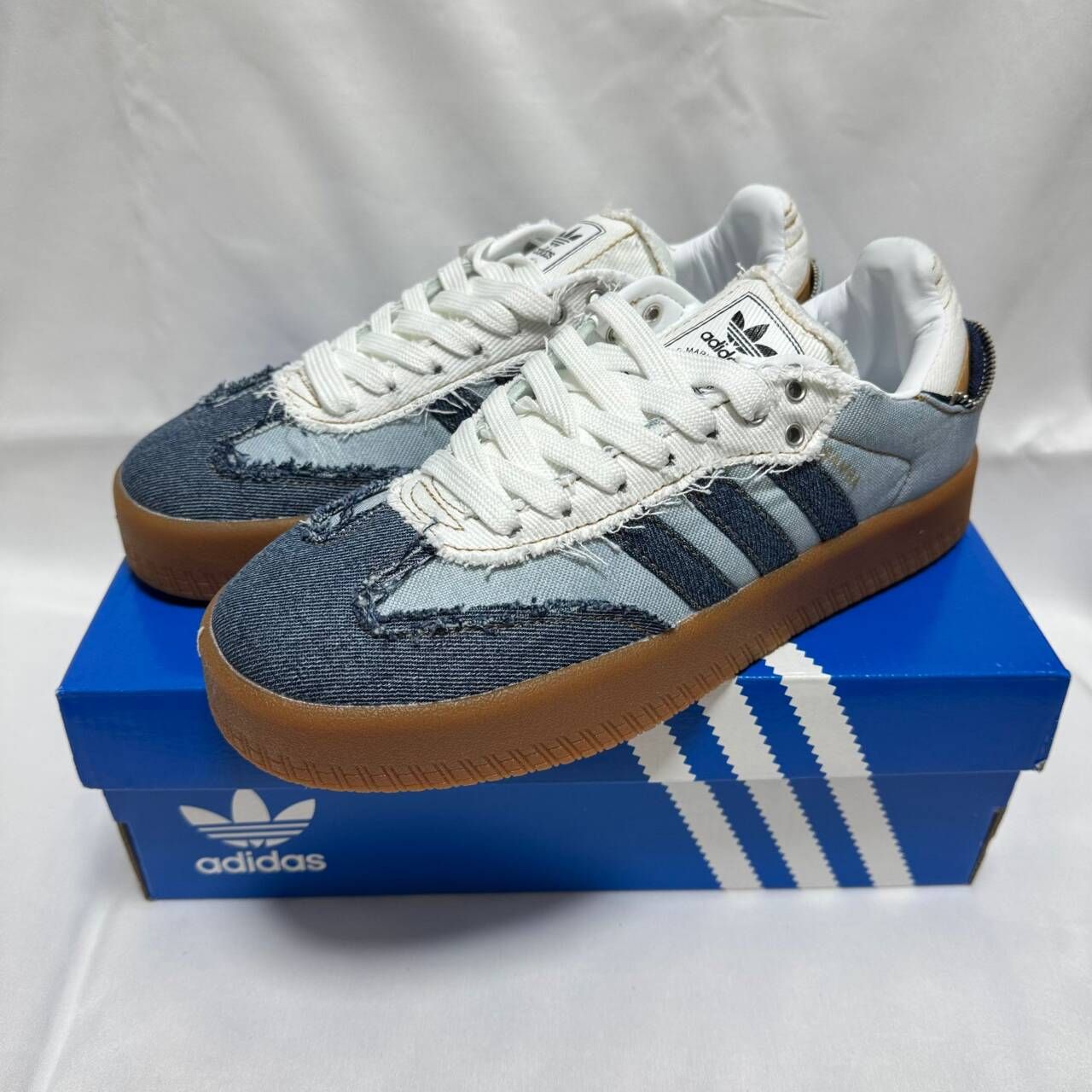 adidas originals SAMBA スニーカー アディダス シューズ 男女兼用 ローカットスニーカー カジュアルシューズ スポーツシューズ 防滑 ブルー