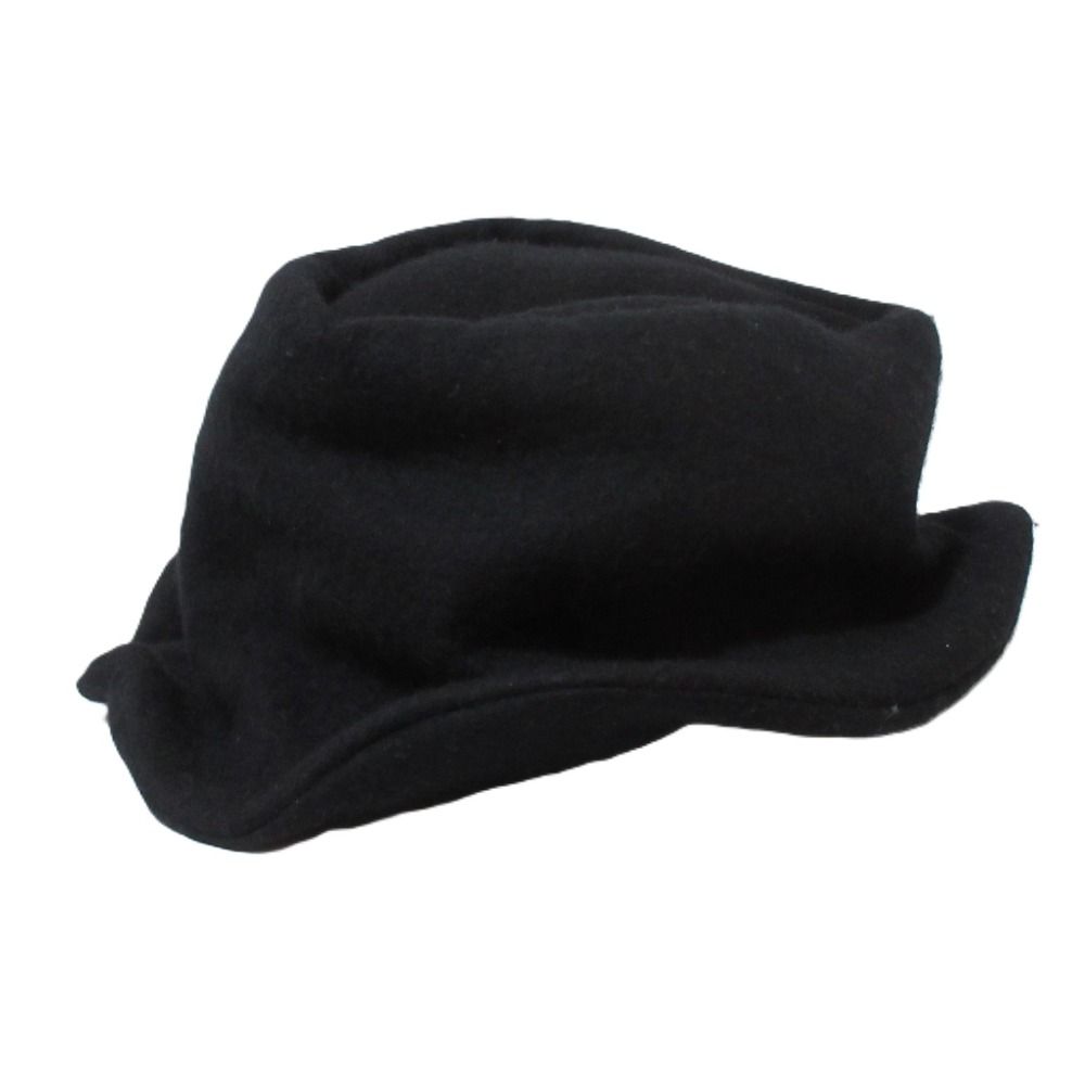 Yohji Yamamoto ヨウジヤマモト 変形 ワイヤーハット 帽子 ブラック レディース 古着