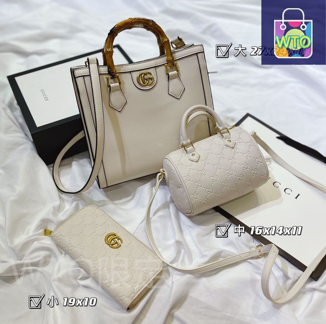 魅力 GUCCI グッチ ショルダーバッグ ハンドバッグ 財布 3点