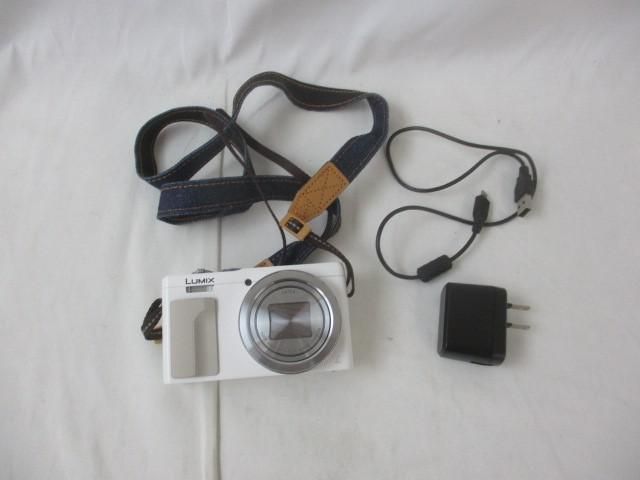 家電 Panasonic LUMIX デジカメ DMC-TZ85 ホワイト 動作品