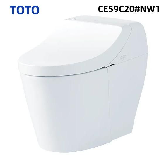 CES9C20-NW1 GGA GGA2グレード TOTO トイレ 床排水200mm 手洗なし セフィオンテクト 超節水 大4.8L小3.4L ウォシュレット一体形便器 タンク式トイレ ホワイト リモコン付属 CES9425-NW1 の後継品