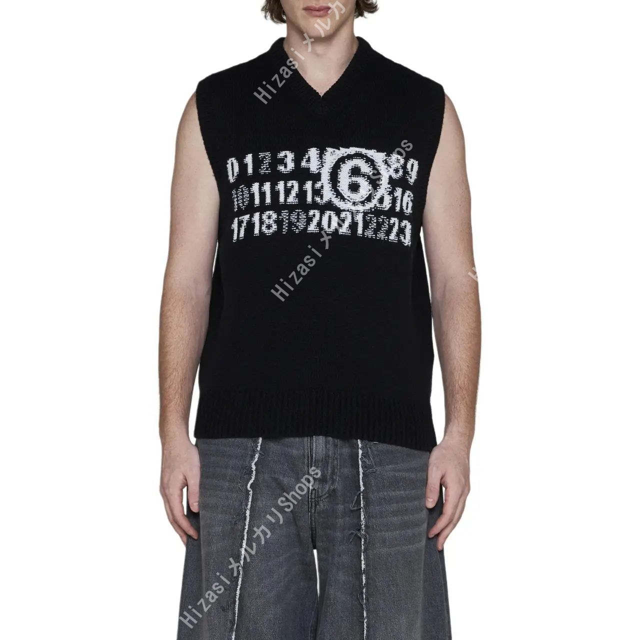 Mm6 Maison Margiela Vest Black Mens