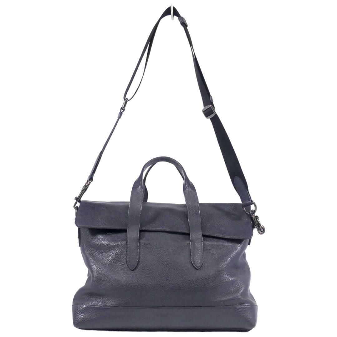 ビジネスバッグ 本革 レザー メンズ COACH コーチ ネイビー