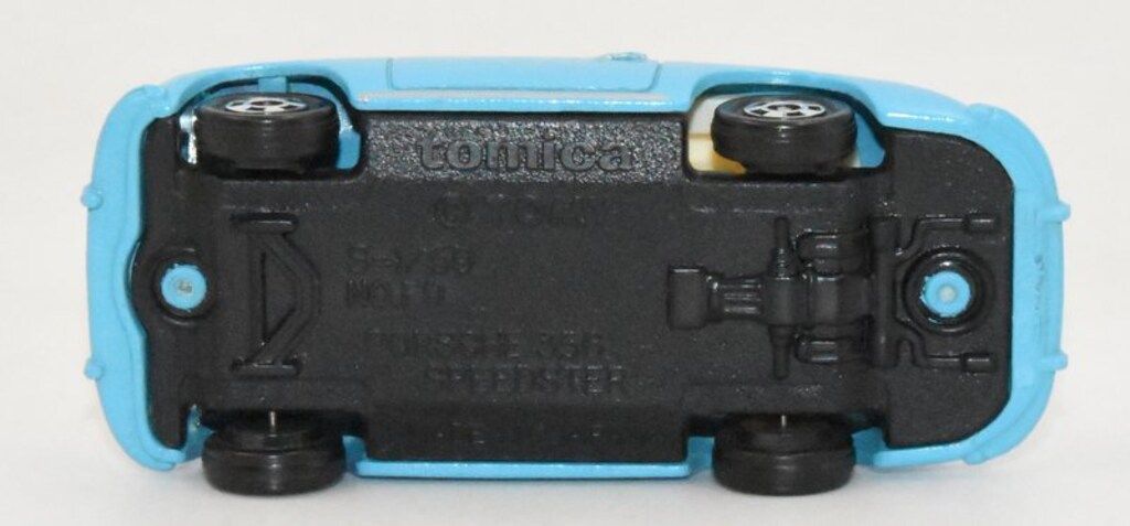 トミー トミカ/青箱日本製 イケダ特注 ポルシェ356スピードスター/薄青