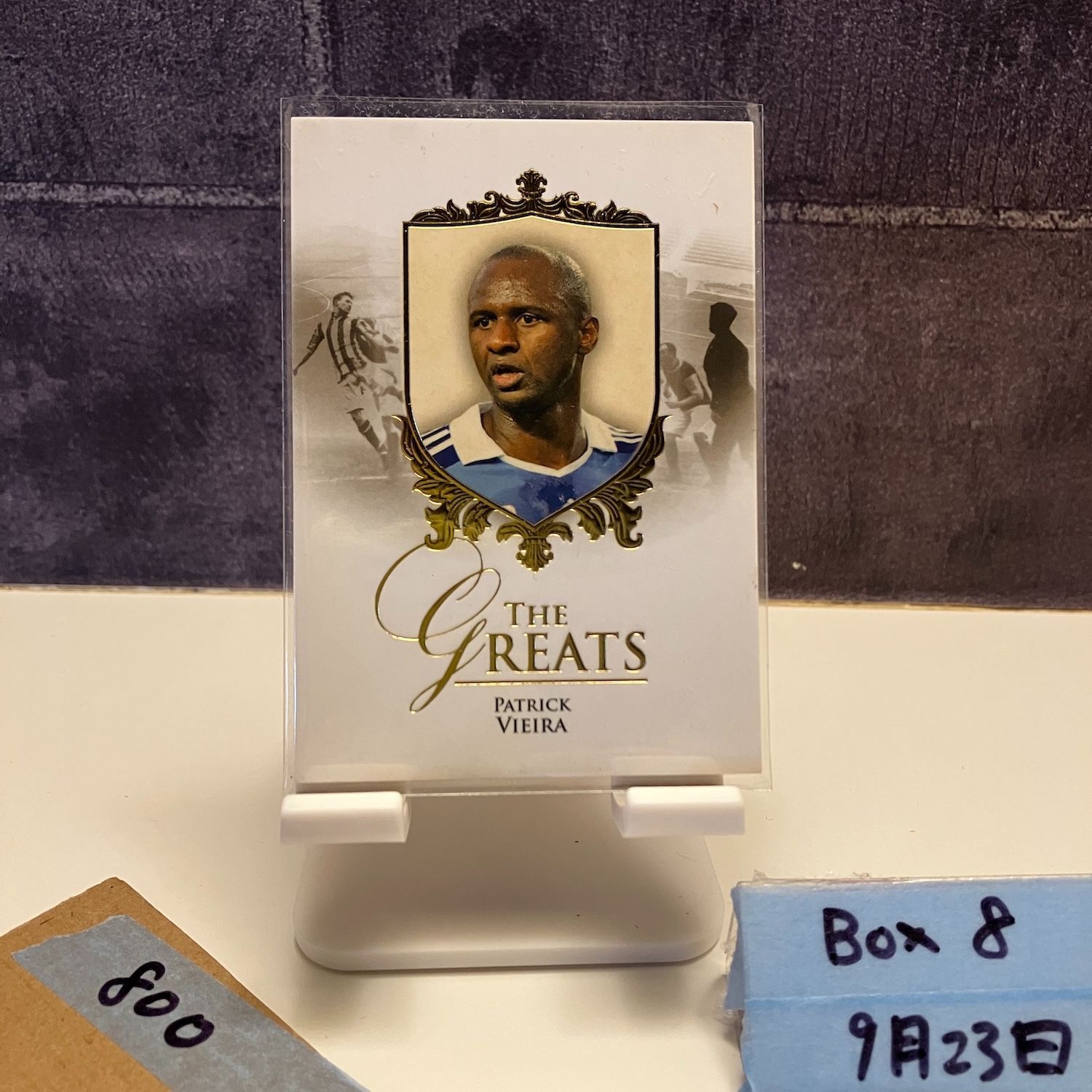 Patrick Vieiraページ 2016 Futera Unique Patrick Vieira France The Greats Insert カード