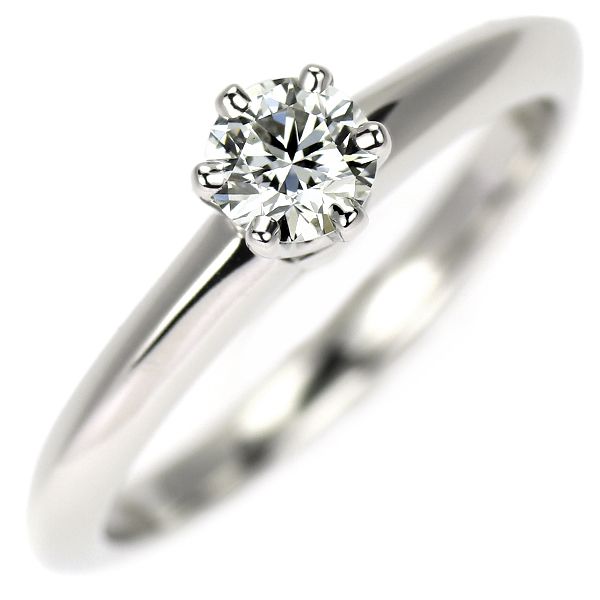 ティファニー Pt950 ダイヤモンド リング 0.23ct G VVS1 ソリティア  