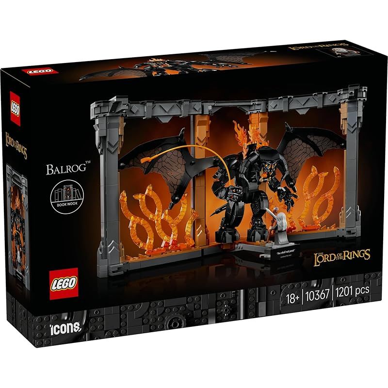 在庫限り レゴ LEGO アイコン ロード オブ ザ リング ブックスタンド バルログ おもちゃ 玩具 誕生日 プレゼント ブロック 男性 女性 宇宙 ロードオブザリング 指輪物語 母 父