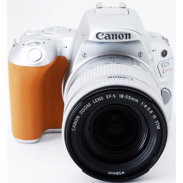 キヤノン デジタル一眼 CANON EOS Kiss X9 純正レンズキット シルバー 中古 Wi-Fi ＆ Bluetooth搭載 新品SDカード付き  届いてすぐに使え - メルカリ