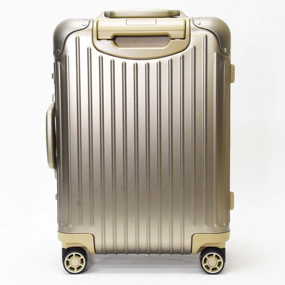 Aランク】RIMOWA リモワ オリジナル キャビン ゴールド 35L 4輪 Aランク】RIMOWA リモワ オリジナル キャビン ゴールド 35L 4輪