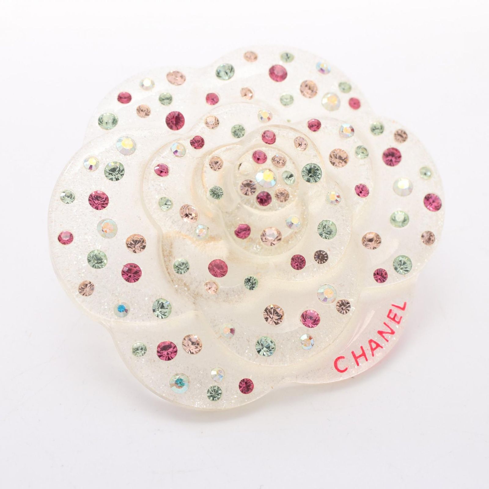 シャネル CHANEL ブローチ カメリア 04A クリア その他 ブローチ  