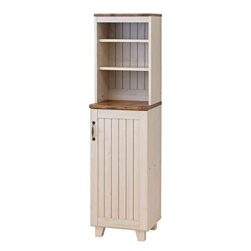 収納 カントリー 家具 幅40cm キャビネット ホワイト 036384 食器棚 AKU1009455 クロシオ