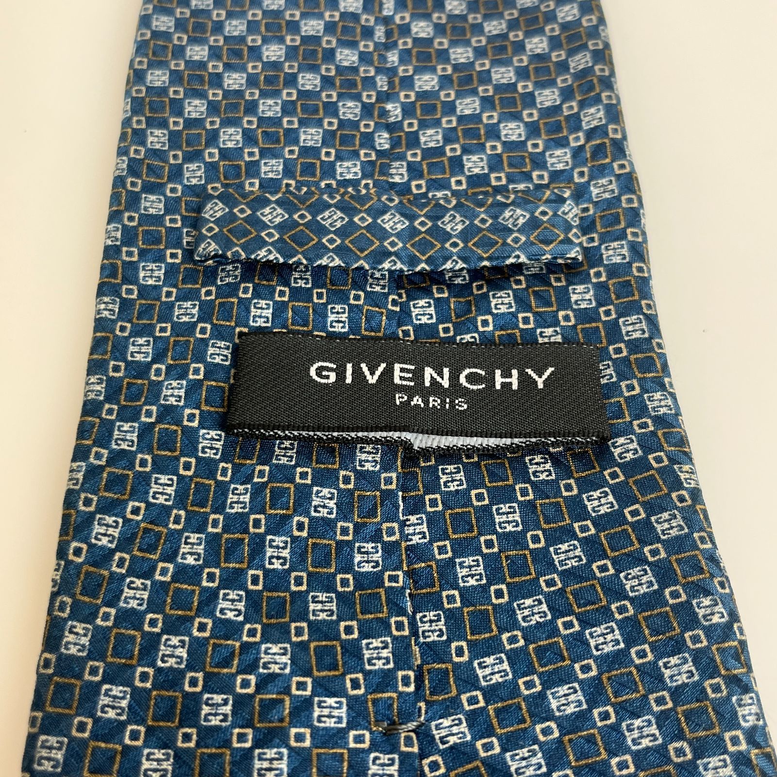 美品✨】GIVENCHY ジバンシー ネクタイ シグネチャー ブルー系 - メルカリ