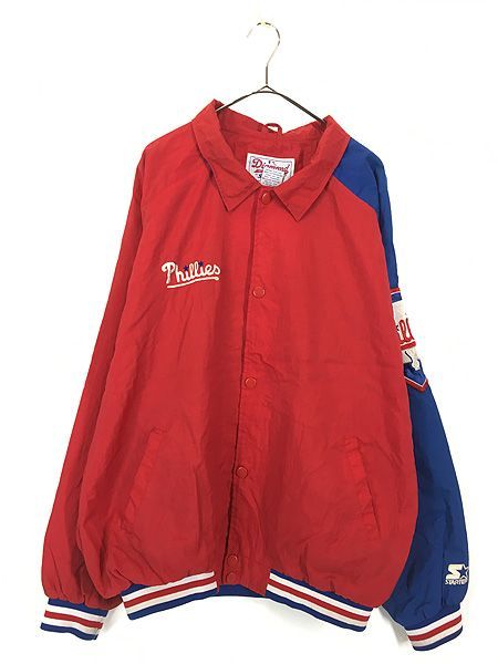 フィラデルフィア・フィリーズ STARTER ジャケット Lサイズ フィラデルフィア・フィリーズ スターター ヴィーシティ サテン
