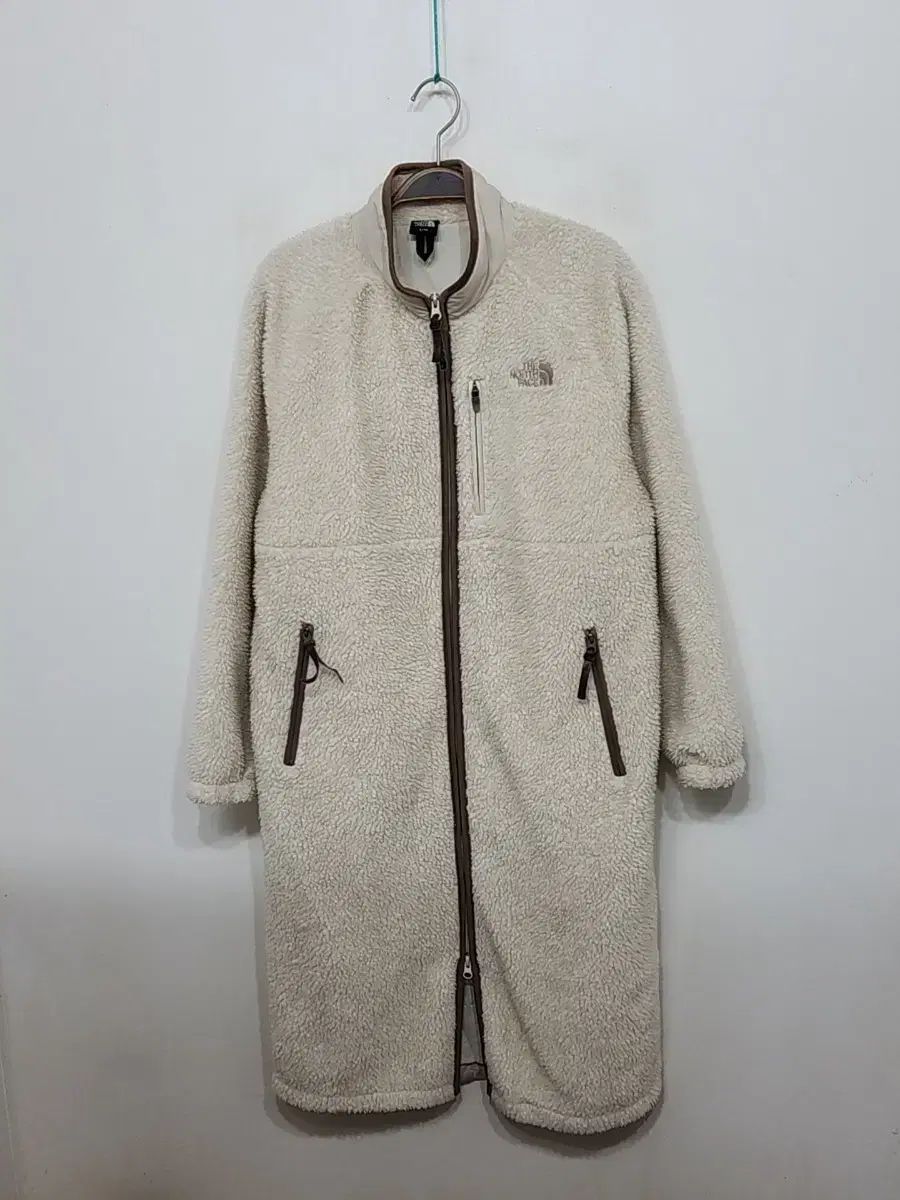 （ M ） THE NORTH FACE(ザノースフェイス) ロングフリース ブルゾン アイボリー フリース コート