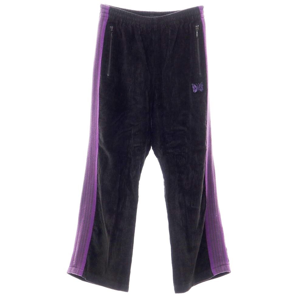Needles ニードルストラックパンツ コーデュロイ 黒紫 Needles