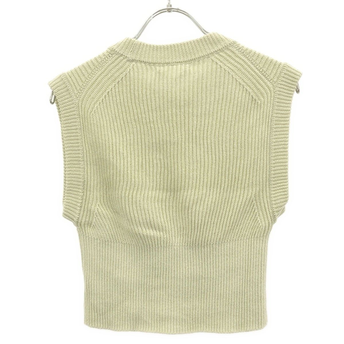 AURALEE オーラリー 21SS HEMP RIB KNIT VEST ヘンプリブニットベスト 