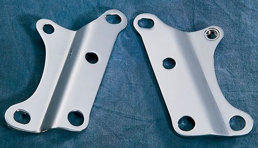 クローム エンジンマウントプレート 1984〜03年スポーツスター