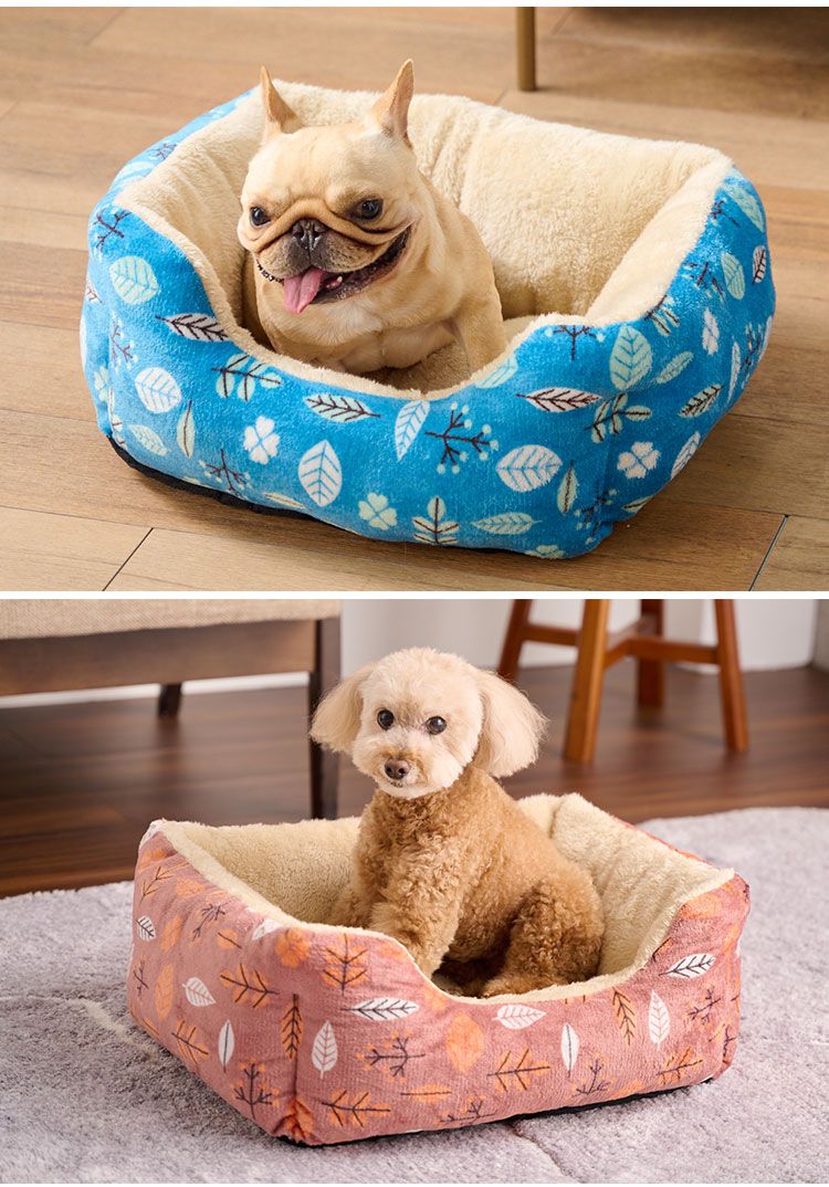Pet paradise 犬 ソファー 冬用 ペット ベッド クッション カドラー M
