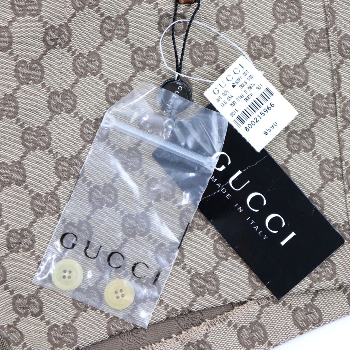 美品 グッチ GGキャンバス ショート パンツ レディース 茶 38