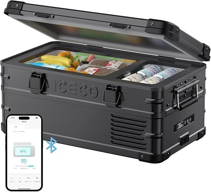 ICECO感謝祭連動 6周年記念 APL20 Black ポータブル冷蔵庫 20L ICECO メーカー保証付
