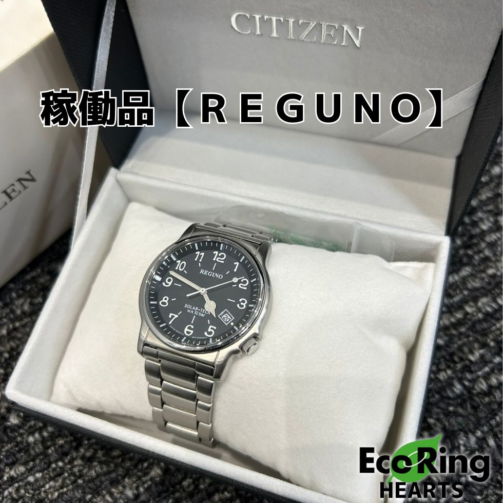【稼働品】　シチズン　REGNO レグノ　ソーラー時計 E111-S074363 GN-4-S 181020 75 　KGID