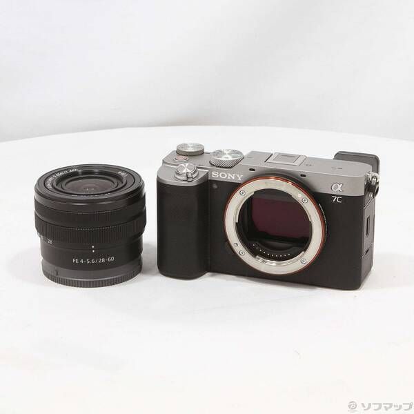 中古品〕 α7C ズームレンズキット シルバー ILCE-7CL S【295