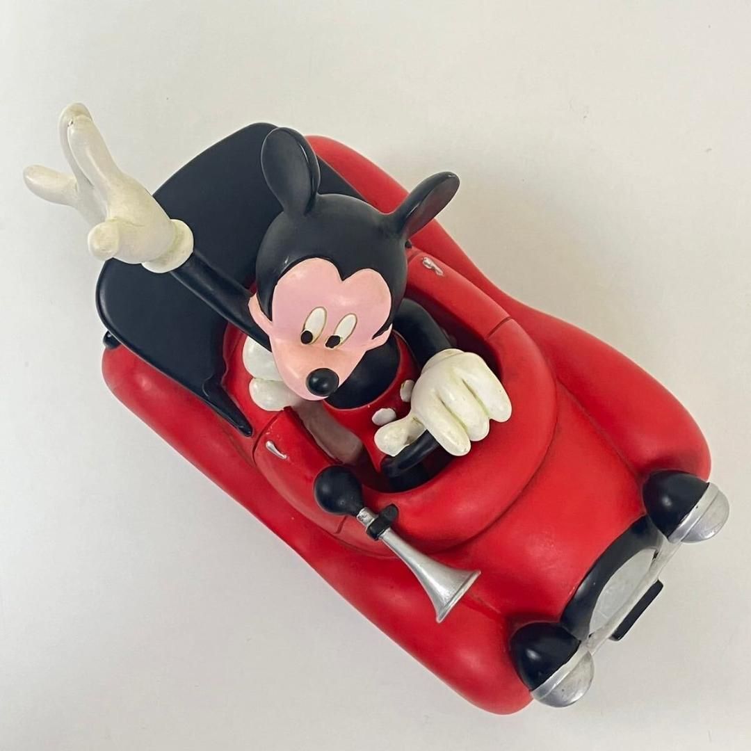 希少 ディズニー ミッキーマウス 赤い車 RUTTEN ルッテン社製