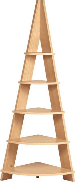 コーナーラック W57×D40×H137 ナチュラル