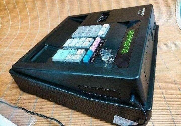シャープレジスター　XE-A147PC連携　フル設定無料　n820218 シャープレジスター XE-A147 PC連携売上管理フル設定無料 156633
