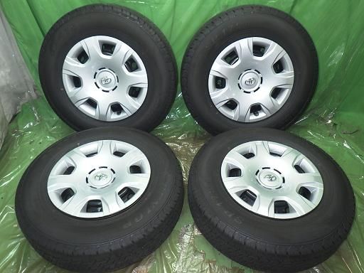 【中古】24年 ハイエース純正15インチ ダンロップ SP175N