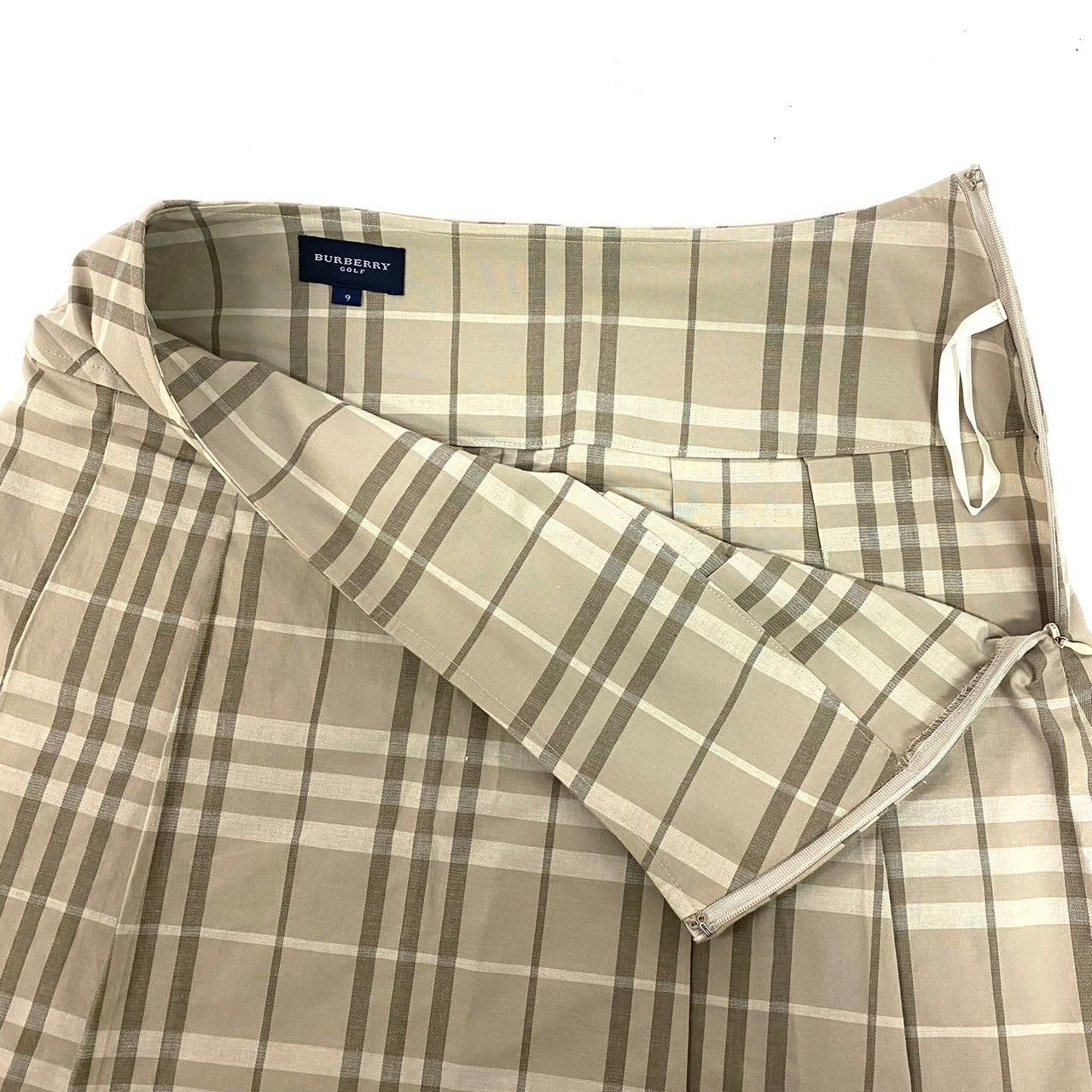BURBERRY チェック柄 プリーツスカート ボックスプリーツ　38 BURBERRY チェック柄 プリーツスカート ボックスプリーツ 38
