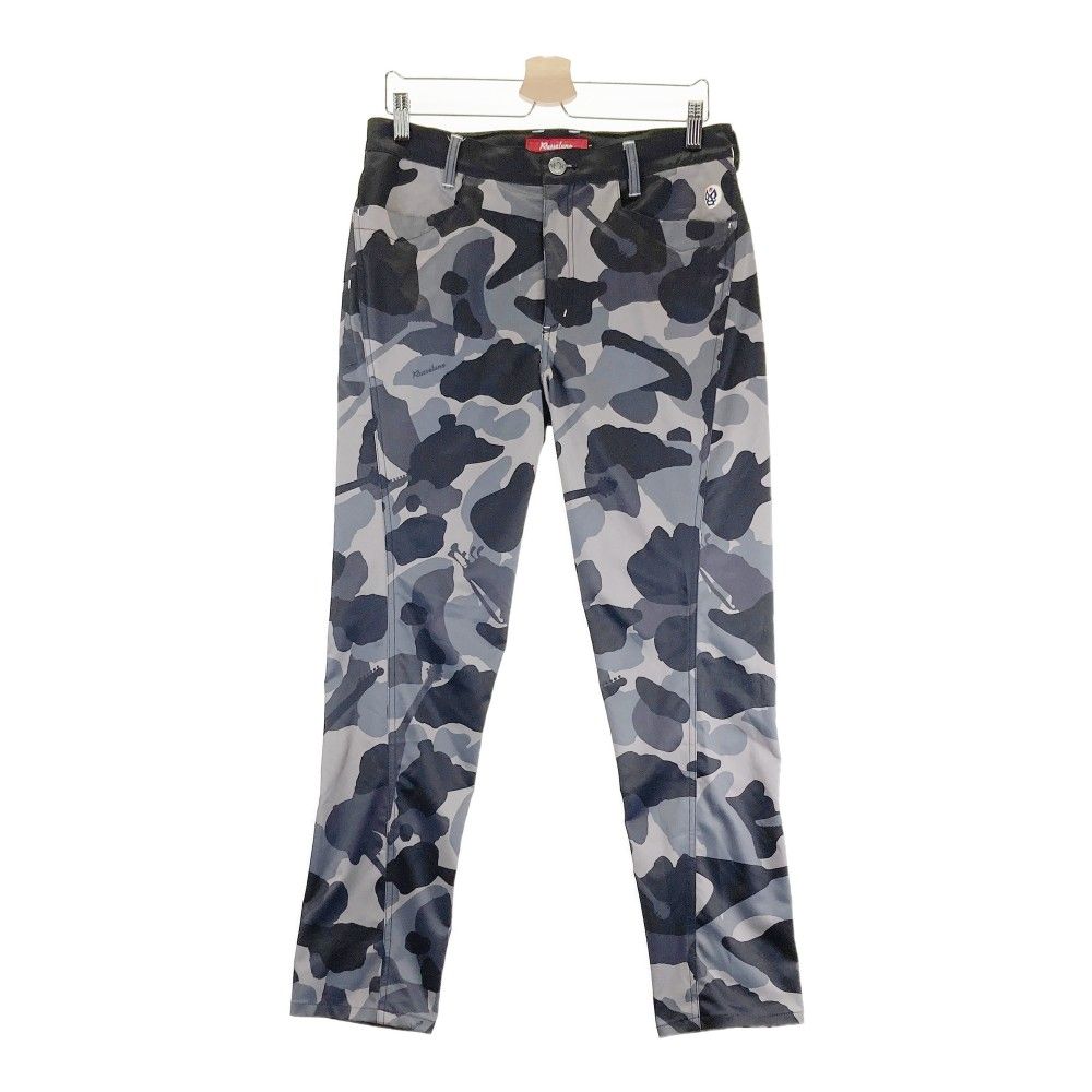 サイズ：4 RUSSELUNO ラッセルノ ロングパンツ カモフラ 迷彩柄 グレー  