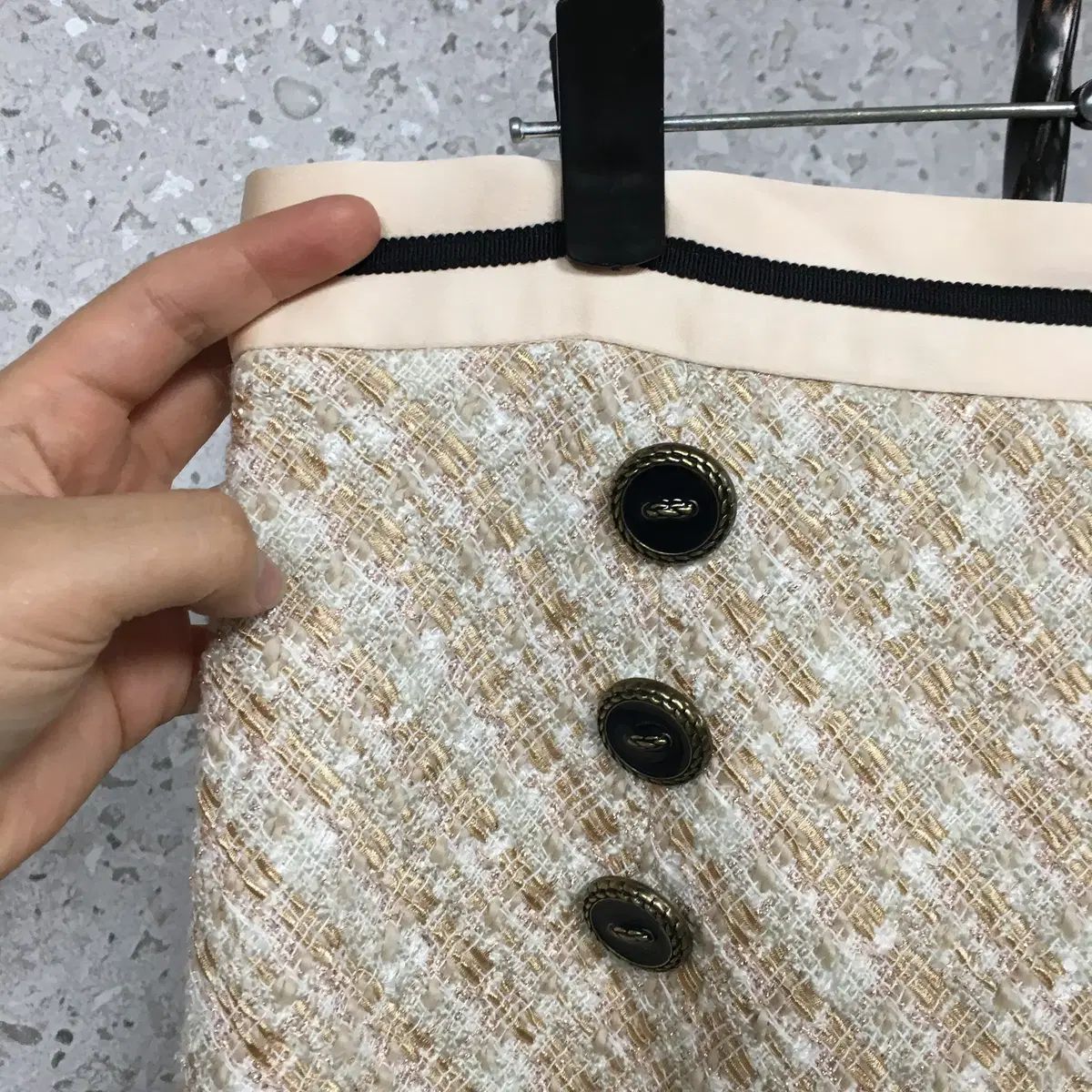 MAJE maje マージュ ツイード ロング スカート 2