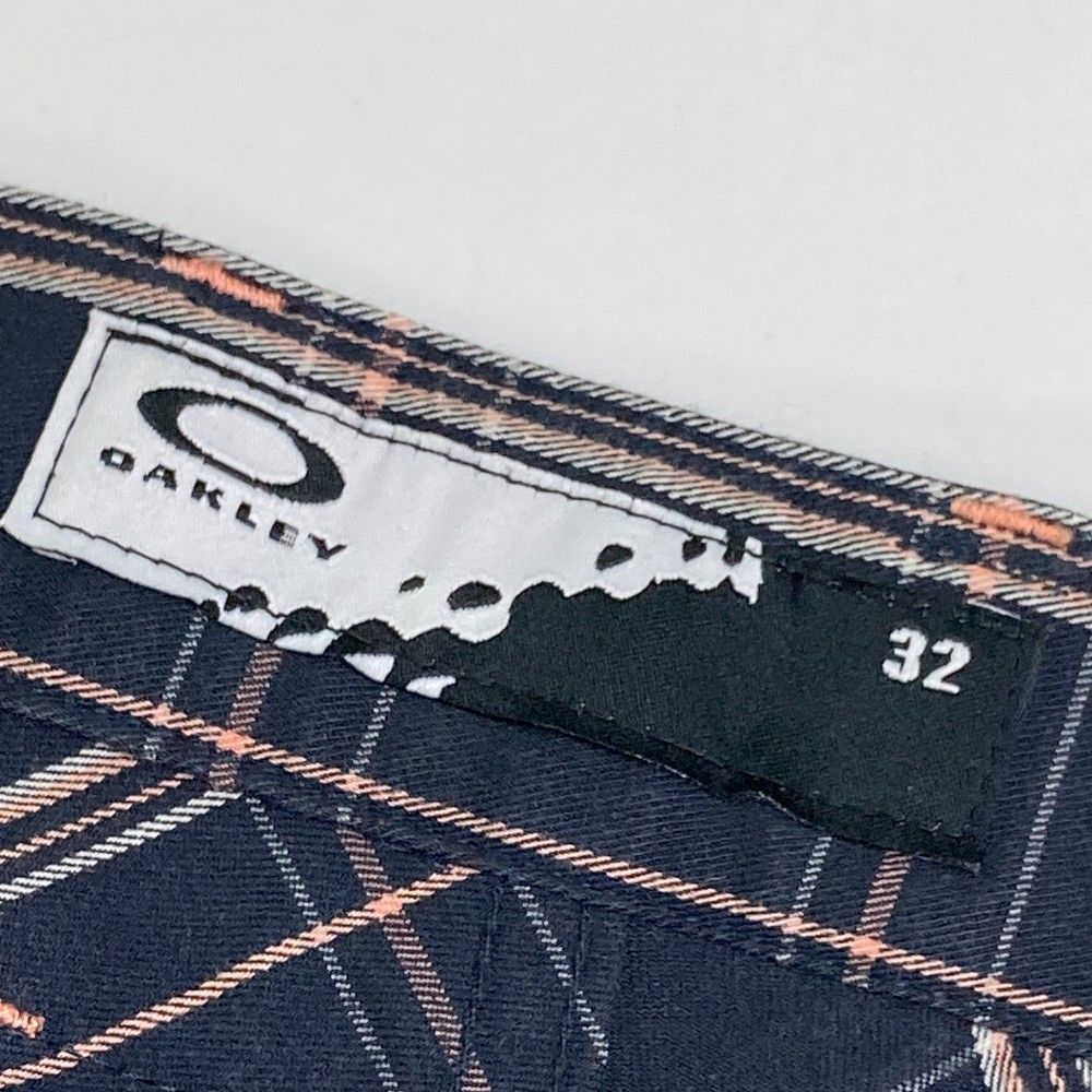 サイズ：32 OAKLEY オークリー ストレッチパンツ チェック柄