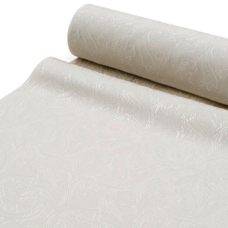 東レ シルック 反物 洗える着物 色無地 着物 ジャガード織 アイボリー お誂え オーダー 広幅 袷 単衣 羽織 コート 縫紋 染め抜き紋 和装 和服 sl-muji-00026